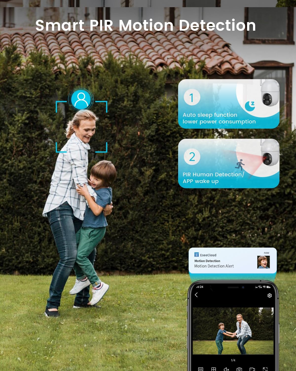 Wireless Outdoor Security Came - Home Security No Subscription recension och pris