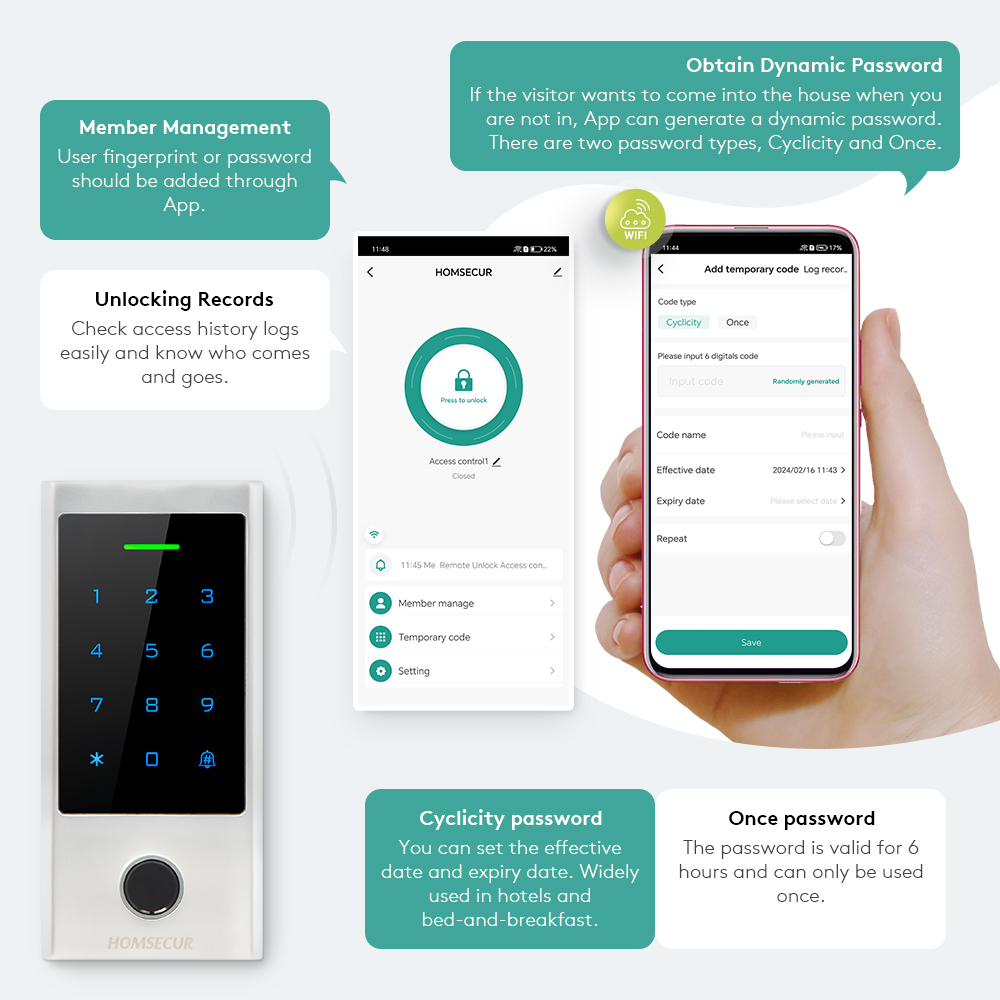 WiFi Tuya Smart APP Waterproof - Home Security Key Fob recension och pris