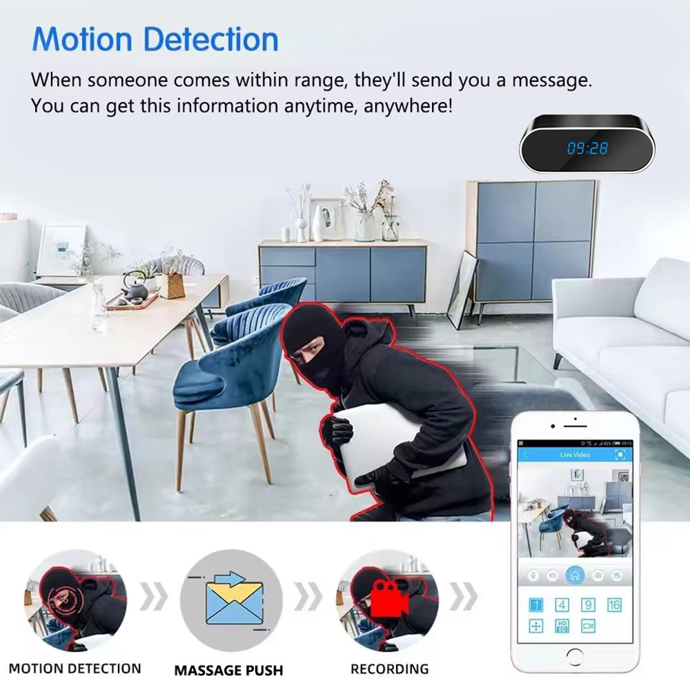 New Upgraded and Improved 4KHD - Home Security Hidden Cameras recension och pris