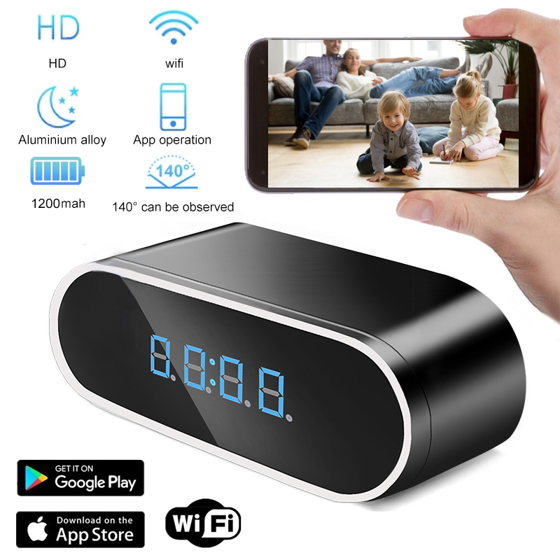 Wifi Mini Clock Camera Remote  - Hidden Camera Clock recension och pris