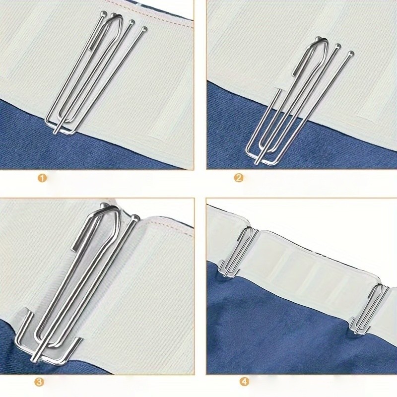 59 pcs Pleat Drapery Hooks Fir - Home Security Firms recension och pris
