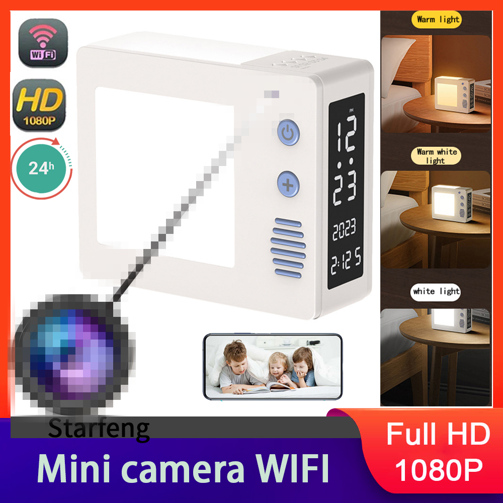 1080P HD4K WiFi Mini Camera LE - Hidden Camera Clock recension och pris