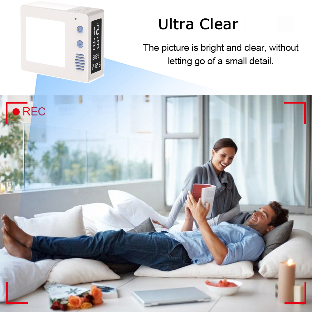 1080P HD4K WiFi Mini Camera LE - Hidden Camera Clock recension och pris