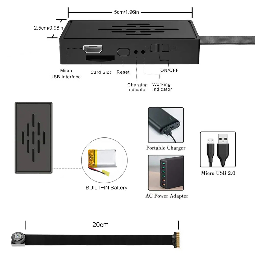 Mini HD-1080P Wireless DIY WiF - Home Security Hidden Cameras recension och pris
