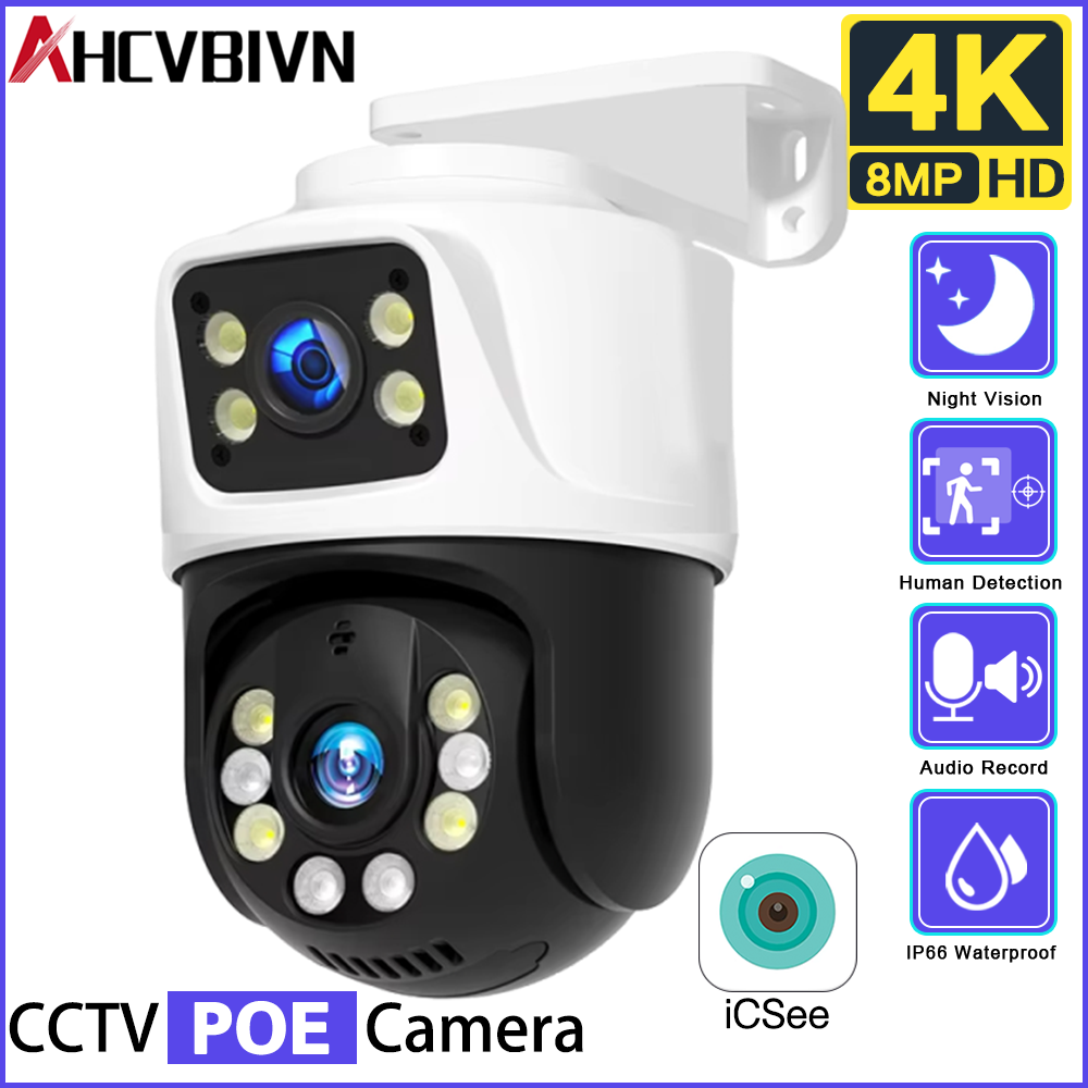 Outdoor 8MP POE PTZ Security C - Home Yard Security recension och pris