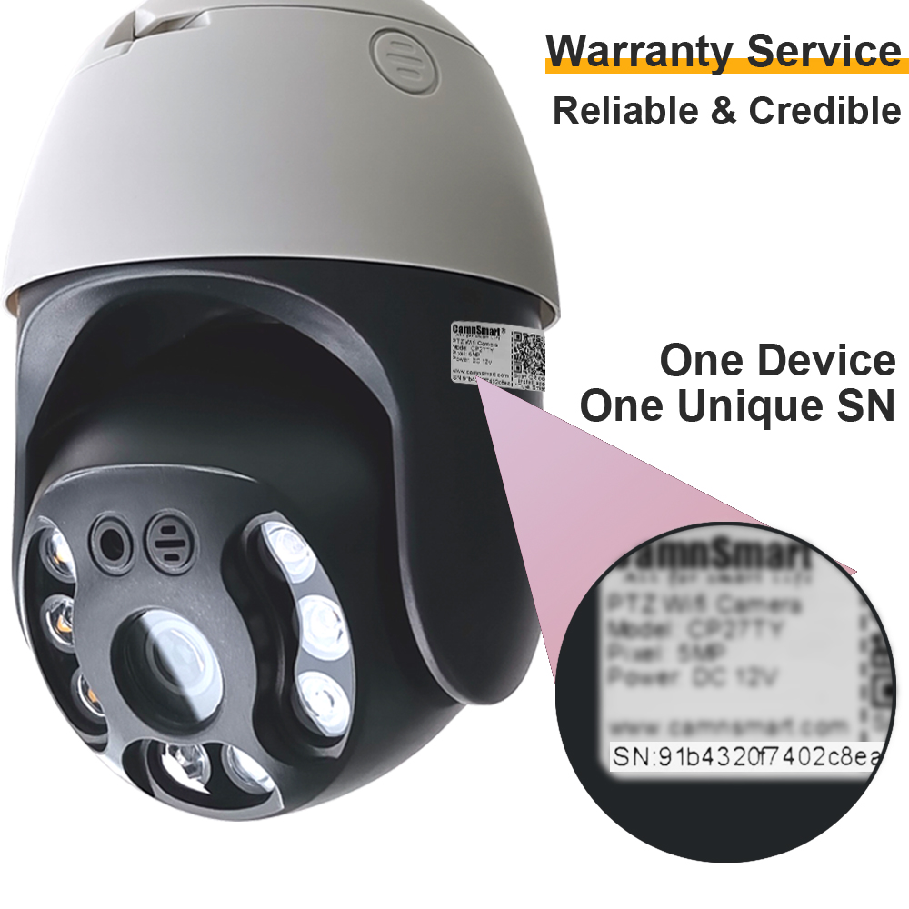 Camnsmart Tuya 5MP Alexa Wifi  - Home Security Lidar recension och pris