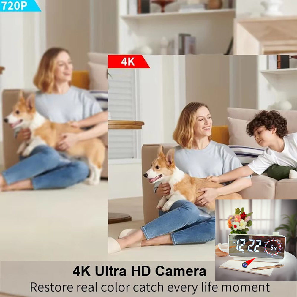 Newly Upgraded 1080P HD WiFi M - Hidden Camera Clock recension och pris
