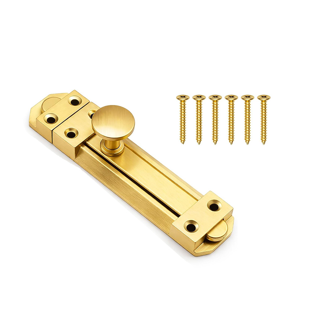 5 Inch Solid Brass Sliding Doo - Home Security Door Lock recension och pris