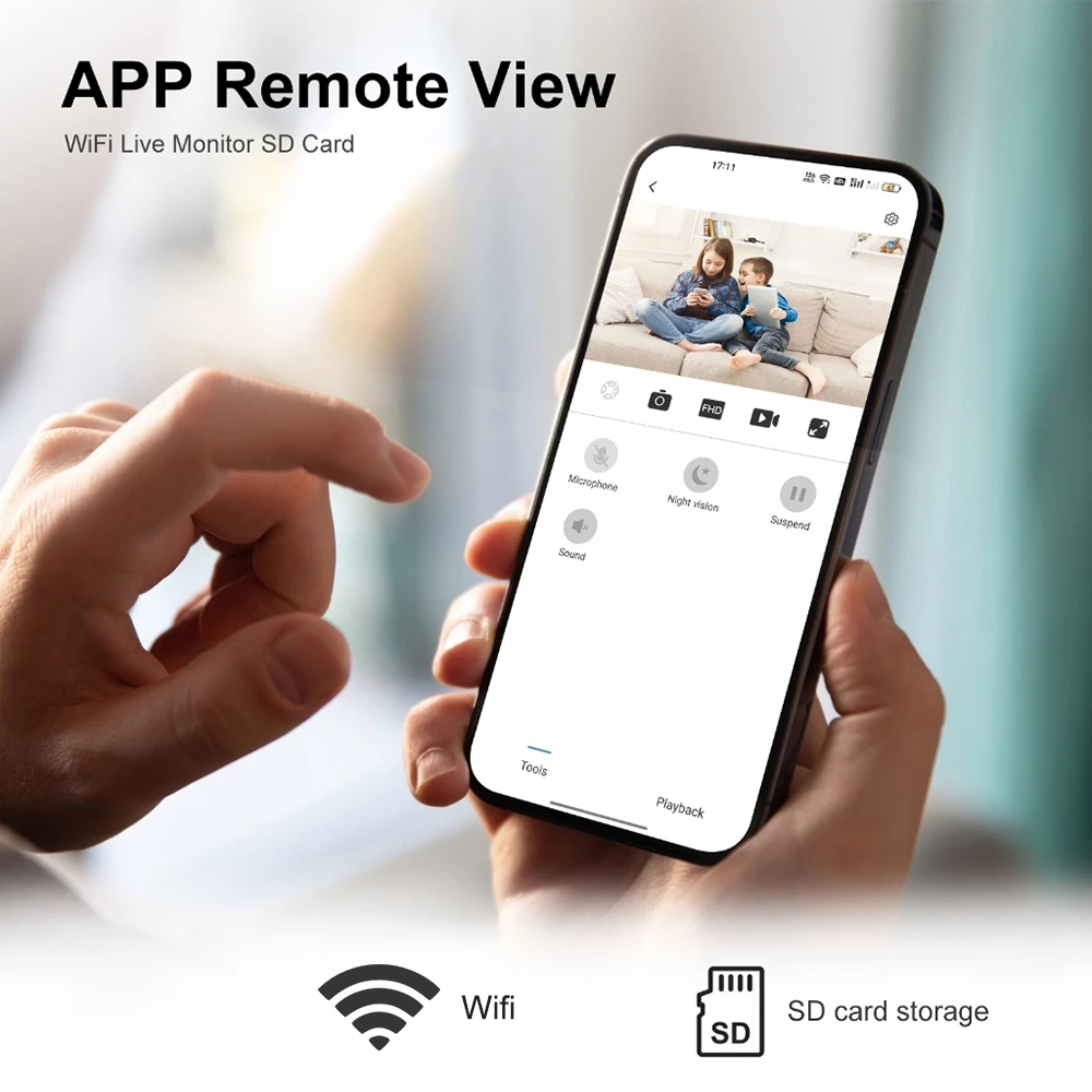 1080P HD DIY WiFi Mini Camera  - Home Security Hidden Cameras recension och pris
