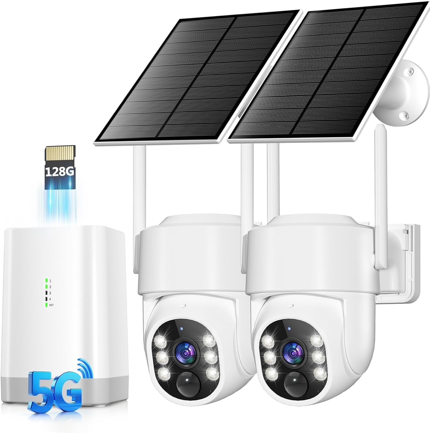 Solar Powered Wireless Outdoor - Home Security No Subscription recension och pris