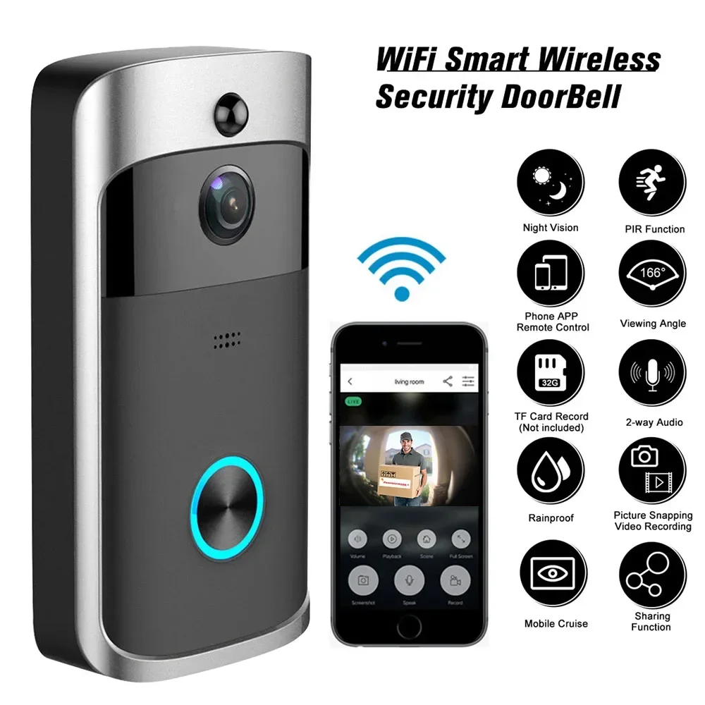 720P HD Smart Home Wireless WI - Home Security Lidar recension och pris
