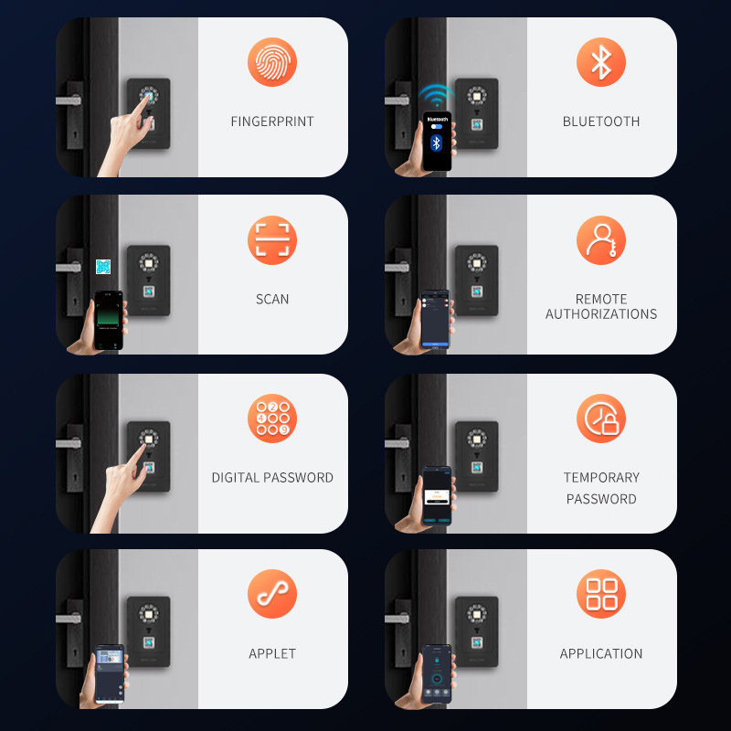 Intelligent Padlock Hang Desig - Home Security Door Lock recension och pris