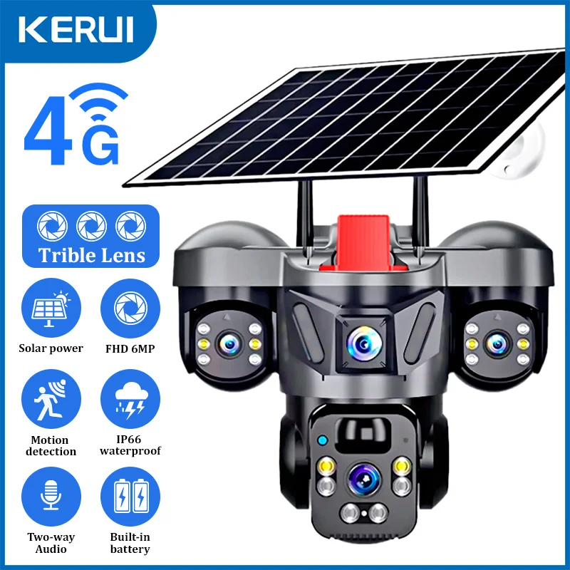 KERUI V380 Pro Outdoor PTZ 6MP - Home Security Indoor Cameras recension och pris