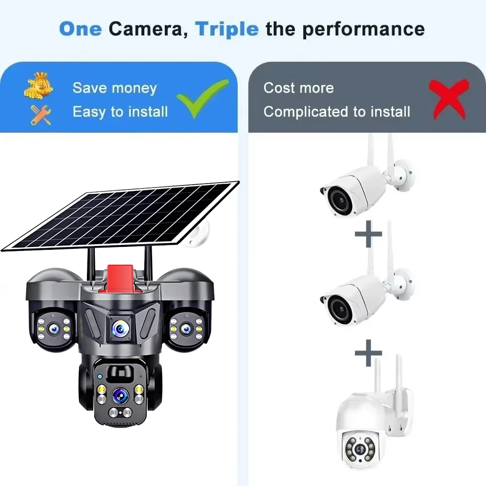 KERUI V380 Pro Outdoor PTZ 6MP - Home Security Indoor Cameras recension och pris