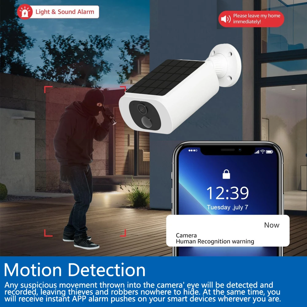 Tuya 5MP Solar Security Camera - Home Security Company recension och pris