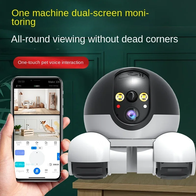 Pet Mobile Camera HD 4MP 4K WI - Home Security Robots recension och pris