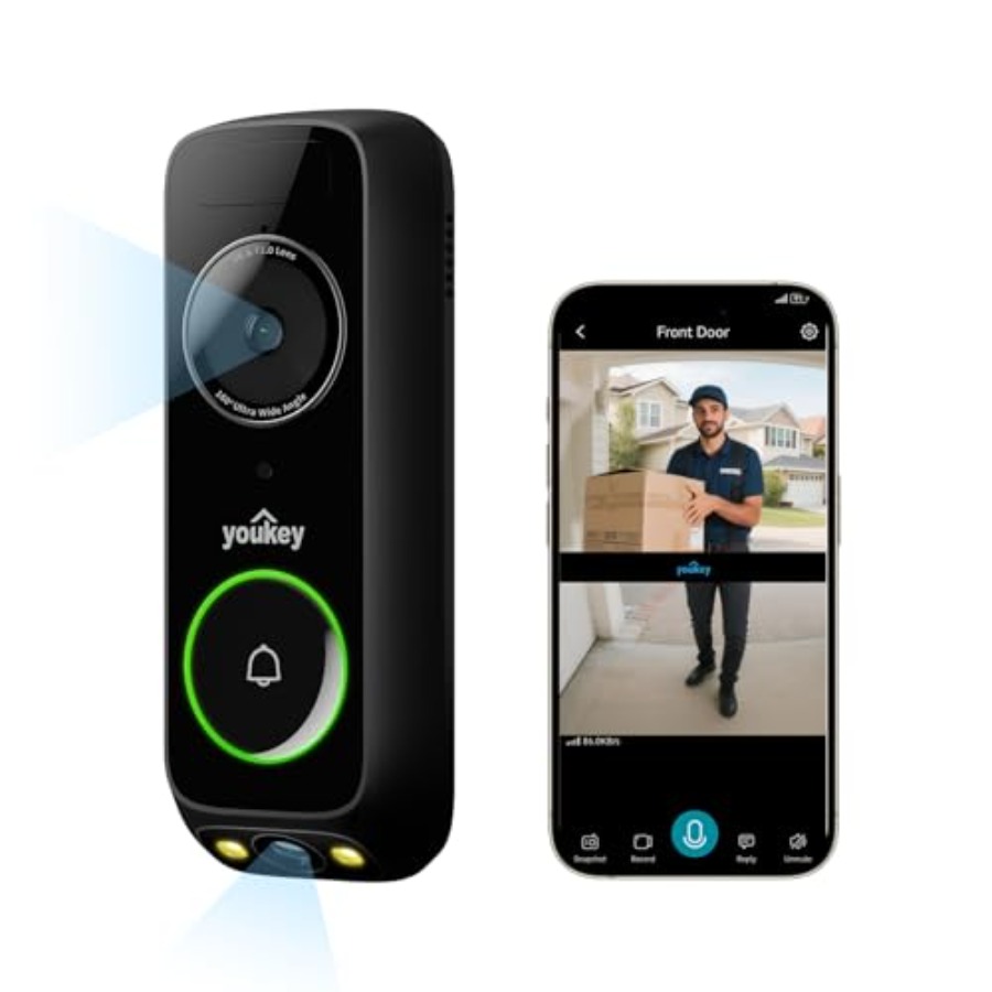 Wireless doorbell camera for h - Home Security No Subscription recension och pris