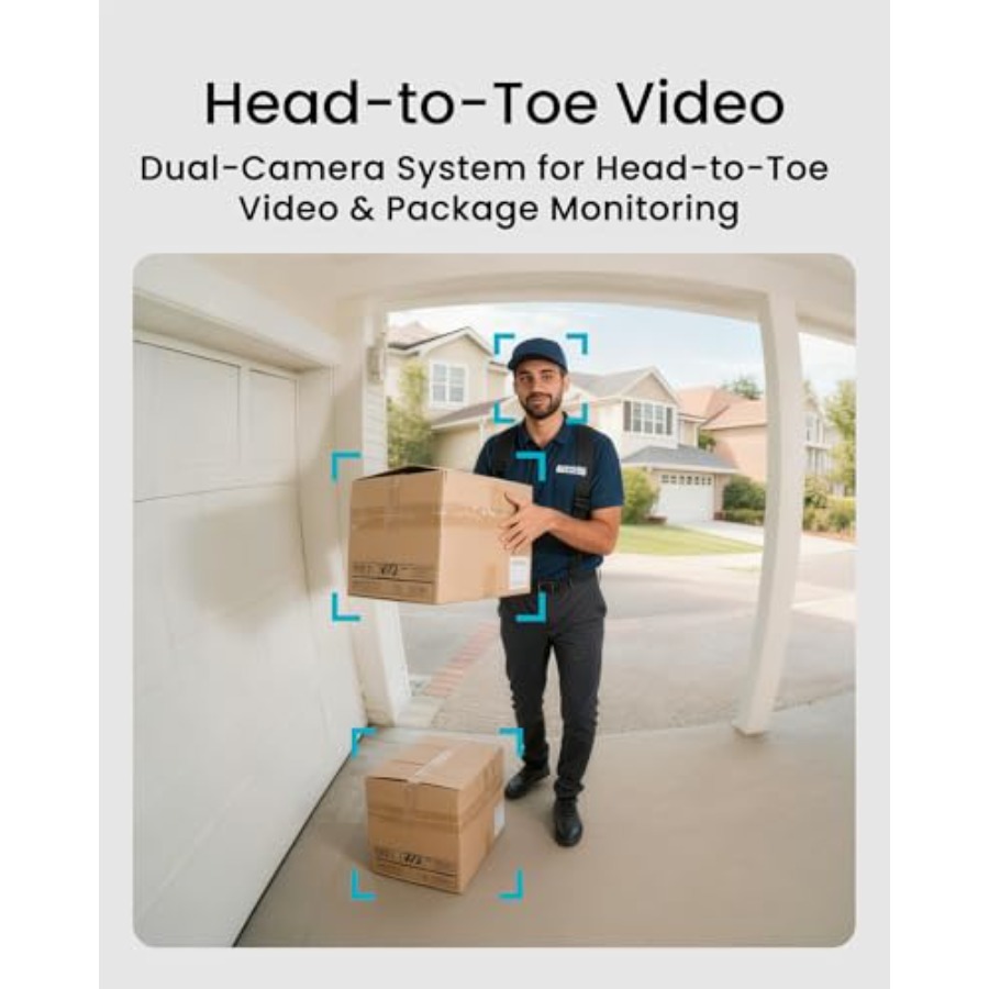 Wireless doorbell camera for h - Home Security No Subscription recension och pris