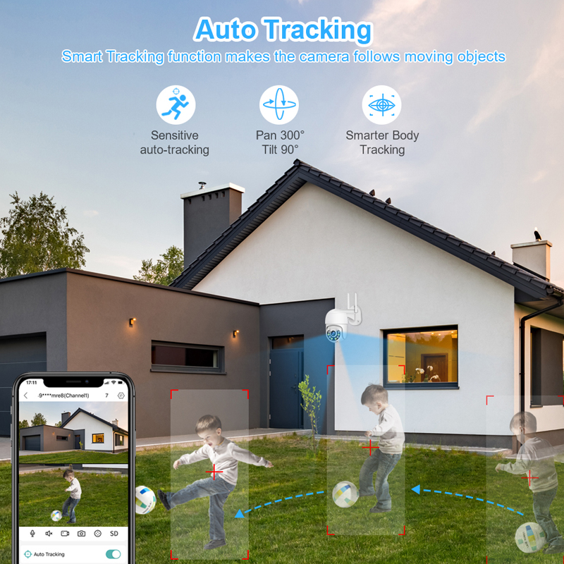 Smar 3MP Wireless CCTV Securit - Home Security Indoor Cameras recension och pris
