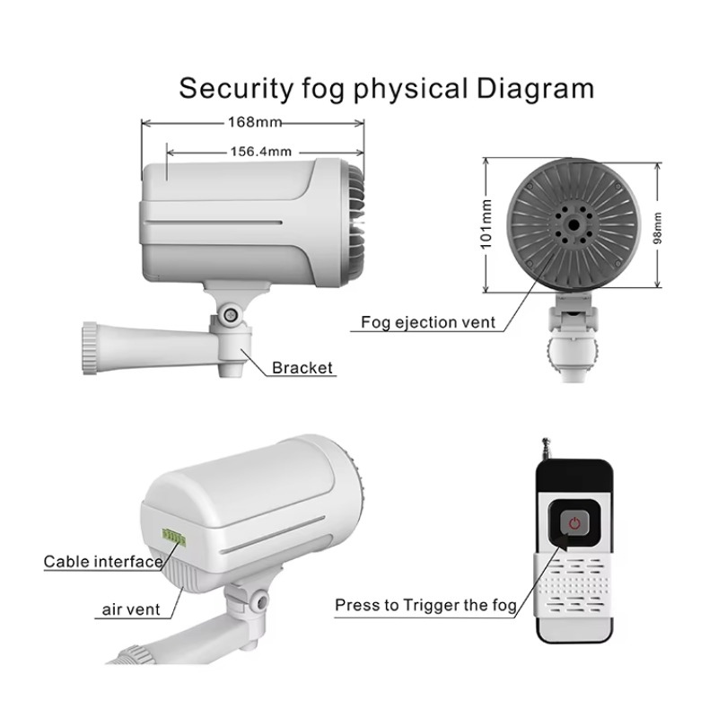 Manufacture  Supply Customized - Home Security Fog System recension och pris