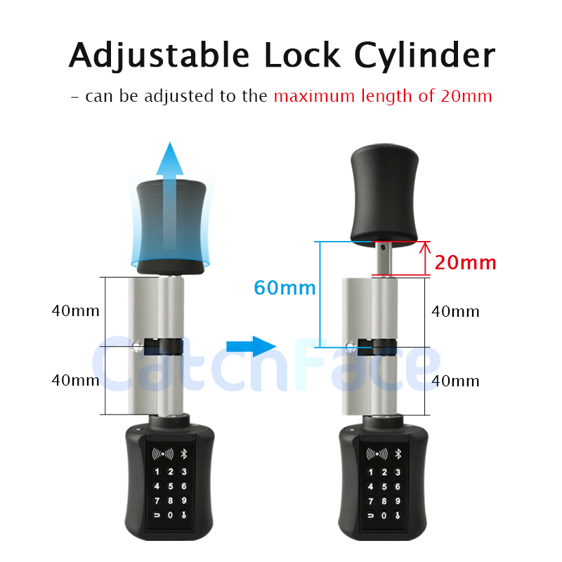 TTlock Bluetooth Smart Cylinde - Home Security Keypad recension och pris
