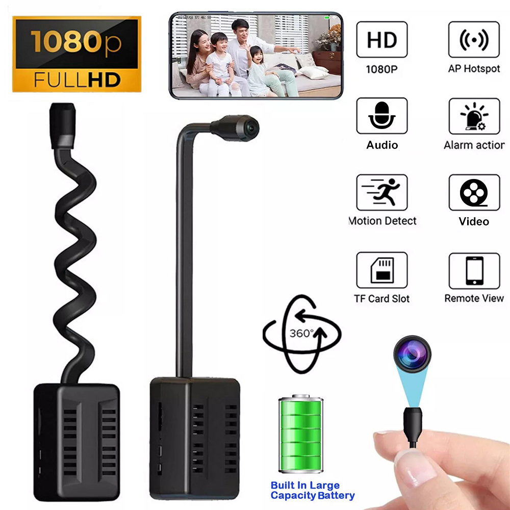 HD 1080P Mini Camera Motion De - Home Security Hidden Cameras recension och pris
