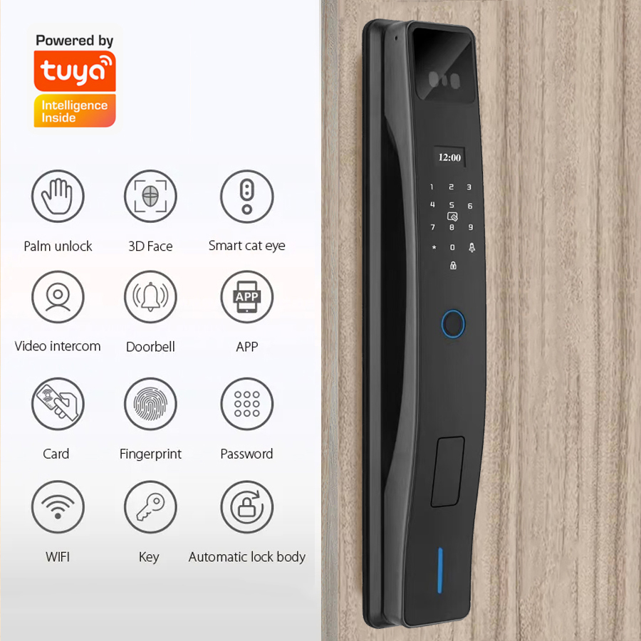 Smart Electronic Door Lock Pas - Home Security Indoor Cameras recension och pris