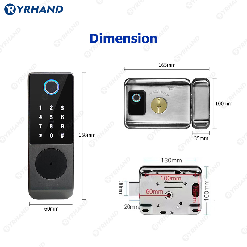 Tuya Smart lock Waterproof Wif - Home Security Keypad recension och pris