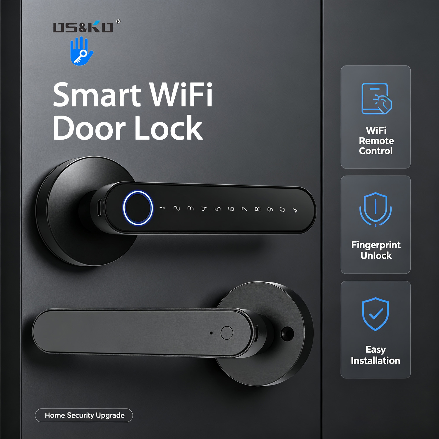 TTLock Smart Digital Door Lock - Home Security Keypad recension och pris